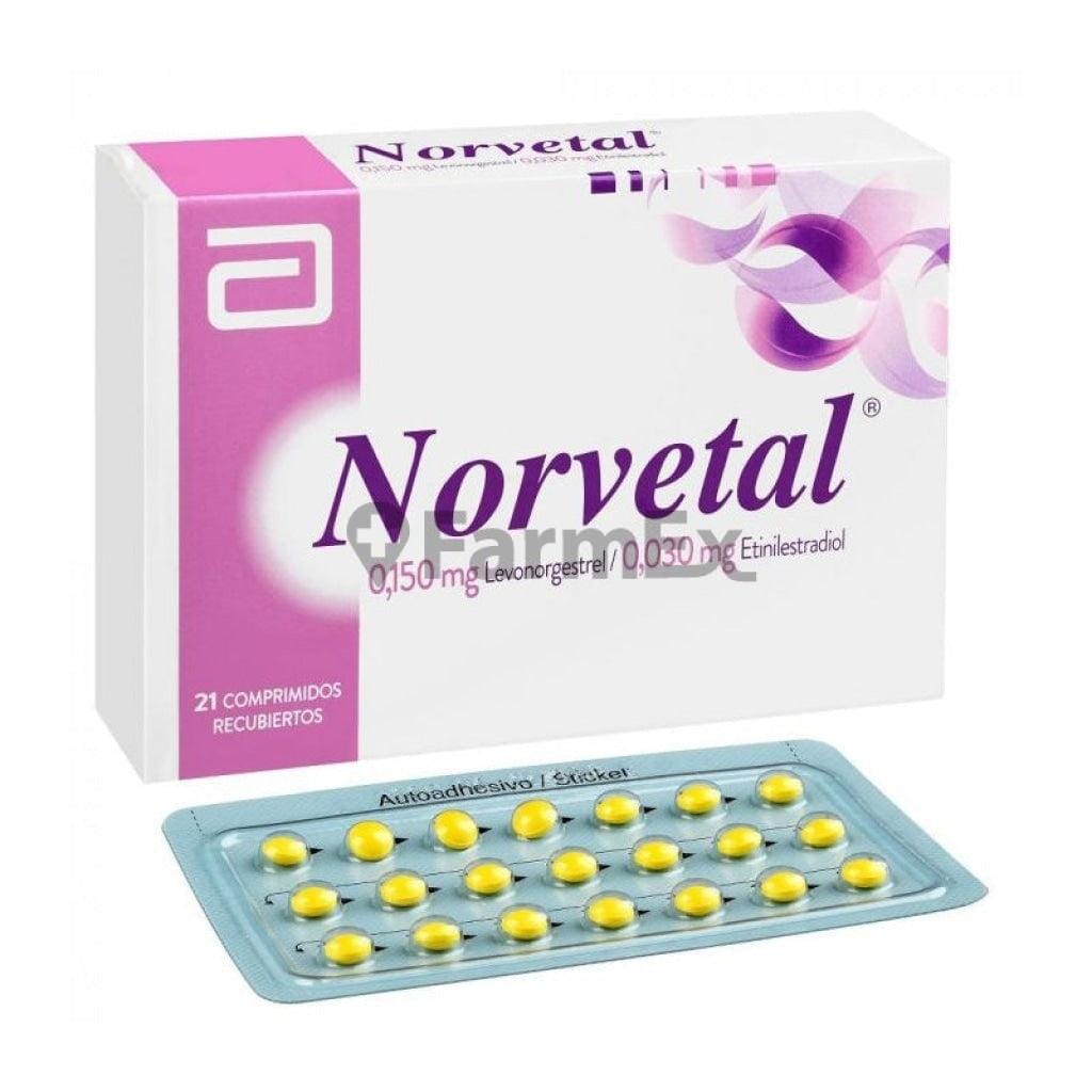 Norvetal x 21 comprimidos Farmex-BanMedica-Persistente